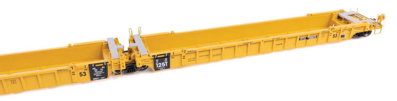 WalthersMainline 910-55809 NSC Articulated 3-Unit 53' Well Car - Ready to Run -- TTX DTTX