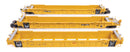 WalthersMainline 910-55810 NSC Articulated 3-Unit 53' Well Car - Ready to Run -- TTX DTTX