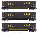 PREORDER Walthers Mainline HO 910-55911 50' Bethgon Coalporter Gondola 3-Pack, CSX #381091, #381122, #381399