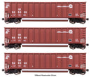 PREORDER Walthers Mainline HO 910-55915 50' Bethgon Coalporter Gondola 3-Pack, Conrail #504250, #505294, #505437
