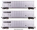 PREORDER Walthers Mainline HO 910-55918 50' Bethgon Coalporter Gondola 3-Pack, Norfolk Southern #10317, #10428, #10544