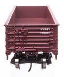 Walthers Mainline HO 910-56105 40' 50-Ton Drop Bottom Gondola, Atchison Topeka & Santa Fe