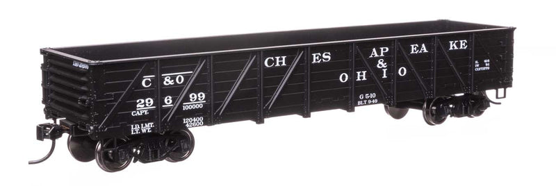 Walthers Mainline HO 910-56107 40' 50-Ton Drop Bottom Gondola, Chesapeake & Ohio