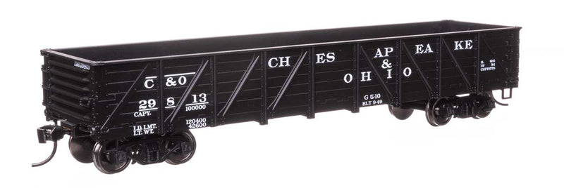 Walthers Mainline HO 910-56109 40' 50-Ton Drop Bottom Gondola, Chesapeake & Ohio