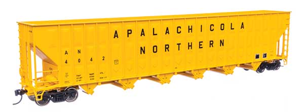 WalthersMainline 910-56300 HO Greenville 7,000 Cubic Foot Wood Chip Hopper - Ready to Run - Apalachicola Northern