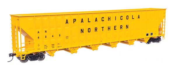 WalthersMainline 910-56302 HO Greenville 7,000 Cubic Foot Wood Chip Hopper - Ready to Run - Apalachicola Northern