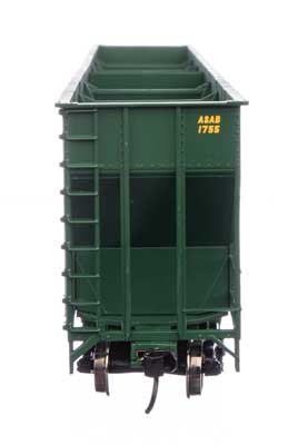 WalthersMainline 910-56304 HO Greenville 7,000 Cubic Foot Wood Chip Hopper - Ready to Run - Atlanta & St. Andrews Bay