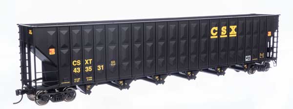 WalthersMainline 910-56313 HO  Greenville 7,000 Cubic Foot Wood Chip Hopper - Ready to Run - CSX