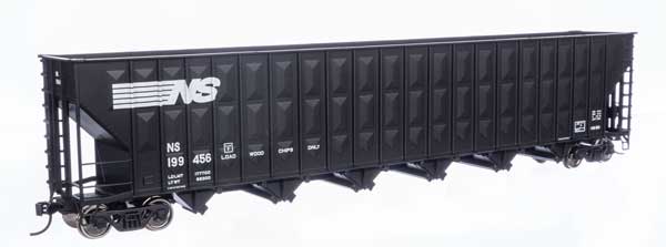 WalthersMainline 910-56320 HO Greenville 7,000 Cubic Foot Wood Chip Hopper - Ready to Run - Norfolk Southern