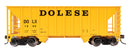 PREORDER Walthers Mainline HO 910-56638 34' 100-Ton 2-Bay Hopper, DOLESE