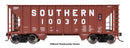 PREORDER Walthers Mainline HO 910-56645 34' 100-Ton 2-Bay Hopper, Southern Railway