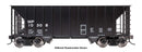 PREORDER Walthers Mainline HO 910-56651 34' 100-Ton 2-Bay Hopper, Western Pacific