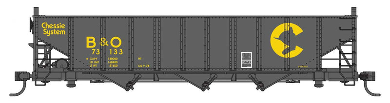 PREORDER WalthersMainline 910-56702 70-Ton AAR 3-Bay Open Hopper - Ready to Run -- Baltimore & Ohio