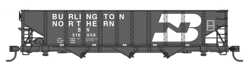 PREORDER WalthersMainline 910-56708 70-Ton AAR 3-Bay Open Hopper - Ready to Run -- Burlington Northern