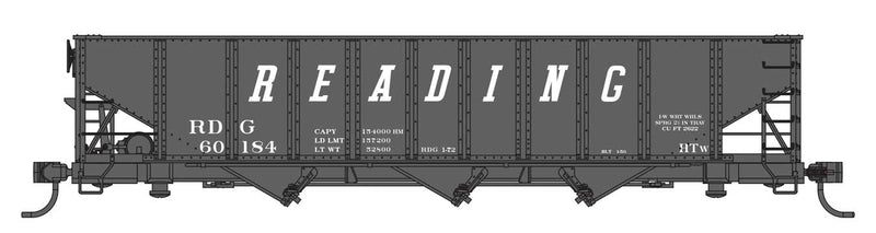 PREORDER WalthersMainline 910-56727 70-Ton AAR 3-Bay Open Hopper - Ready to Run --  Reading