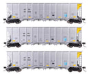 Walthers Mainline HO 910-56867 50' RD-4 Hopper 3-Pack, American Electrical Power Service Corp. AEPX
