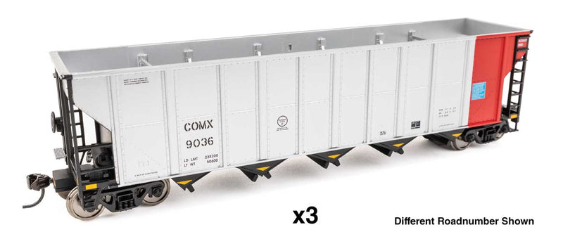 PREORDER WalthersMainline 910-56873 HO 50' RD-4 Hopper 3-Pack - Ready to Run -- Commonwelath Edison COMX