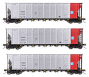 Walthers Mainline HO 910-56873 50' RD-4 Hopper 3-Pack, Commonwealth Edison COMX