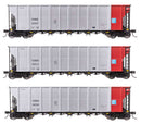 Walthers Mainline HO 910-56874 50' RD-4 Hopper 3-Pack, Commonwealth Edison COMX