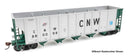 PREORDER WalthersMainline 910-57108 HO 50' RD-4 Hopper - Ready to Run -- Chicago & North Western(TM)
