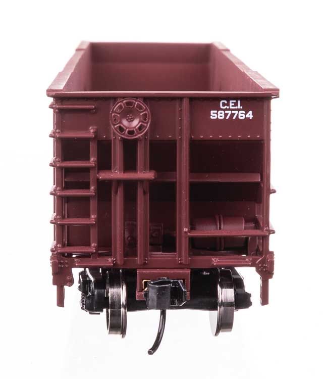 WalthersMainline 910-57800 HO 100-Ton 4-Bay Hopper - Ready to Run -- Chicago & Eastern Illinois