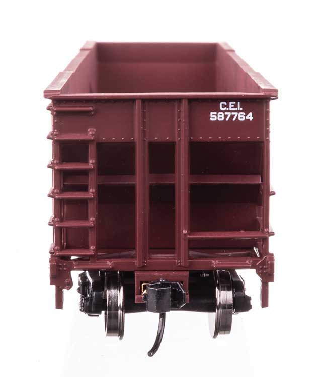 WalthersMainline 910-57800 HO 100-Ton 4-Bay Hopper - Ready to Run -- Chicago & Eastern Illinois