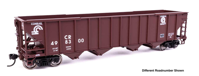 PREORDER WalthersMainline 910-57809 HO 100-Ton 4-Bay Hopper - Ready to Run -- Conrail