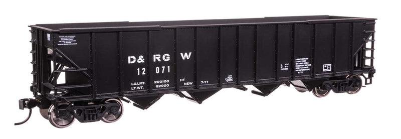 WalthersMainline 910-57813 HO 100-Ton 4-Bay Hopper - Ready to Run -- Denver & Rio Grande Western(TM)