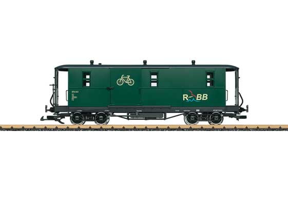 PREORDER LGB G L30325 4-Axle Baggage Car, Rugensche Baderbahn RuBB | 280