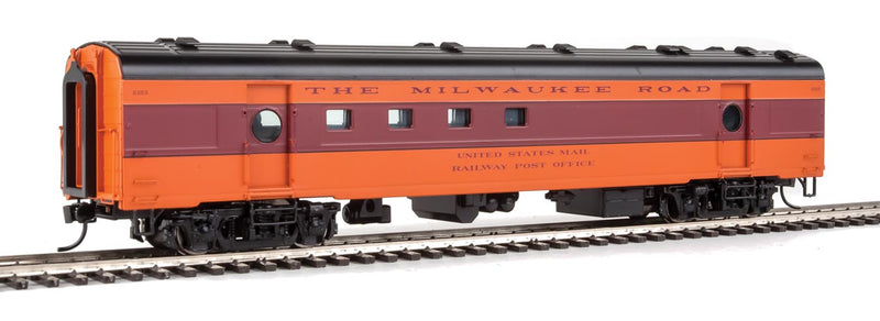 PREORDER WalthersProto 920-9100 HO 63' Milwaukee Road Railway Post Office Deluxe 1 - Ready to Run - Twin Cities Hiawatha - Milwaukee Road