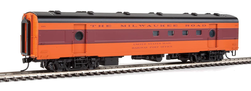 PREORDER WalthersProto 920-9100 HO 63' Milwaukee Road Railway Post Office Deluxe 1 - Ready to Run - Twin Cities Hiawatha - Milwaukee Road