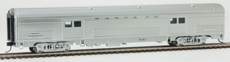 PREORDER WalthersProto 920-9465 HO 73' Budd Baggage Car - Ready to Run - Standard - 1954 El Capitan - Santa Fe (real metal finish)