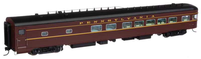 WalthersProto 920-9710 85' Pullman-Standard Buffet-Lounge-Observation -- Pennsylvania Railroad Class POC85ar w/Decals (Tuscan, black, Dulux), HO