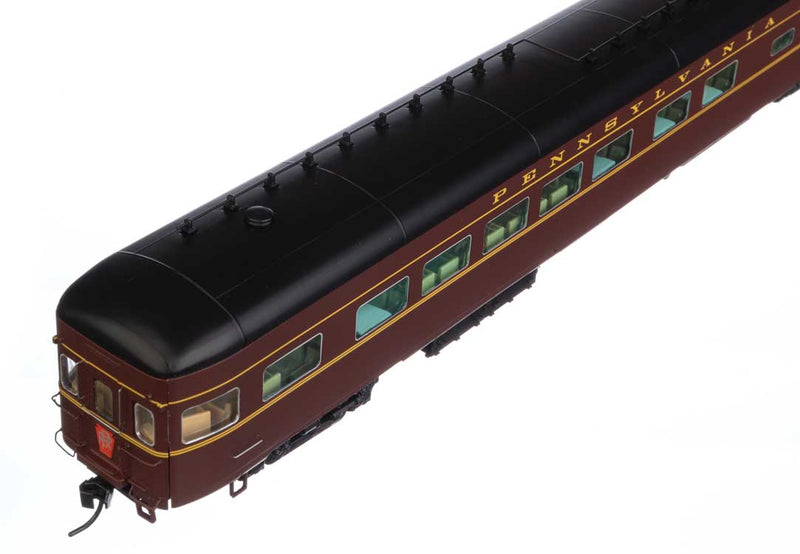 WalthersProto 920-9710 85' Pullman-Standard Buffet-Lounge-Observation -- Pennsylvania Railroad Class POC85ar w/Decals (Tuscan, black, Dulux), HO