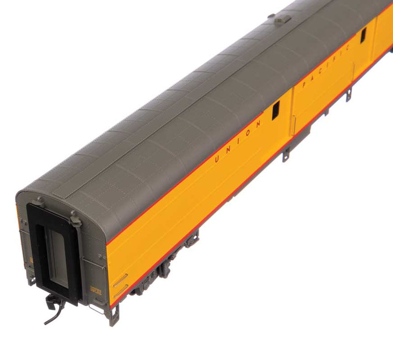 WalthersProto 920-9800 85' American Car & Foundry Baggage Car -- Union Pacific(R) - Standard DC w/Decals (yellow, gray, red), HO