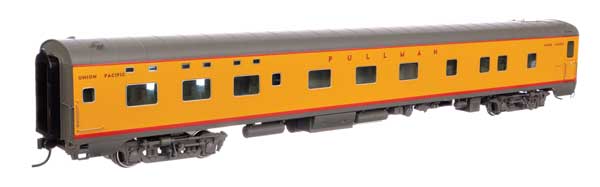 WalthersProto 920-9812 85' Pullman-Standard 6-6-4 Sleeper -- Union Pacific(R) - Standard w/Decals (yellow, gray red), HO