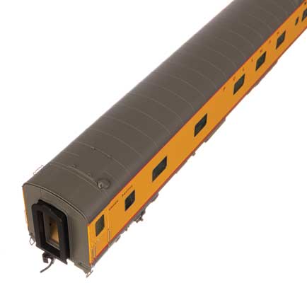 WalthersProto 920-9812 85' Pullman-Standard 6-6-4 Sleeper -- Union Pacific(R) - Standard w/Decals (yellow, gray red), HO