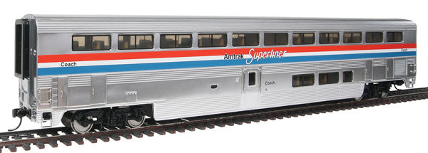 WalthersProto 920-12011 Superliner I Coach -- Amtrak Phase III - Lighted, HO