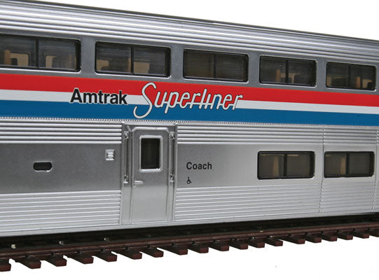 WalthersProto 920-12011 Superliner I Coach -- Amtrak Phase III - Lighted, HO