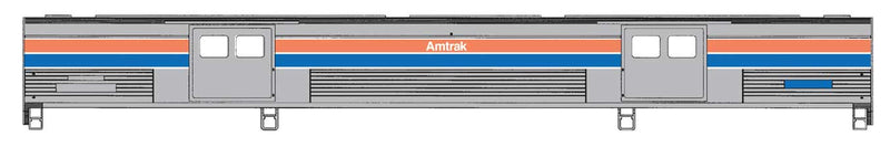 PREORDER WalthersProto 920-13075 HO 73' Budd Baggage Car - Ready to Run -- Amtrak Phase II Decal