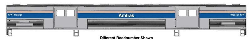 PREORDER WalthersProto 920-13083 HO 73' Budd Baggage Car - Ready to Run -- Amtrak Phase IV (white lettering)