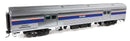 Walthers Proto HO 920-13084 73' Budd Baggage Car, Amtrak Phase IV (white lettering) Decal