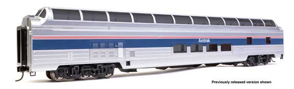 PREORDER WalthersProto 920-13602 HO 85' Great Dome (standard) Amtrak Phase IV with decals