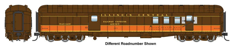 PREORDER WalthersProto 920-17419 HO 70' Heavyweight RPO-Baggage Car - Ready to Run -- Illinois Central