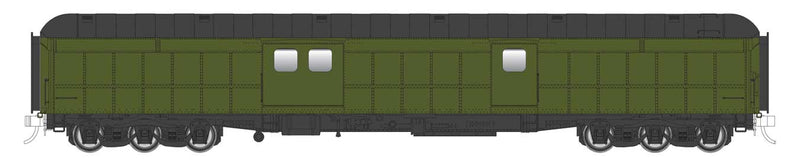 PREORDER WalthersProto 920-17501 HO 70' Heavyweight Baggage Car - Ready to Run -- Painted, Unlettered, Arched Roof