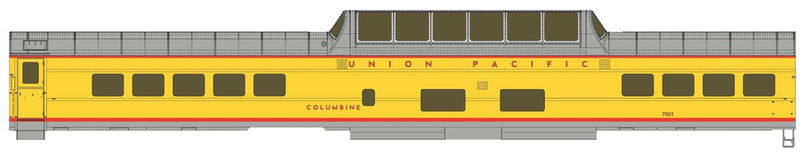 WalthersProto 920-18051 85' ACF Dome Coach - Standard - Union Pacific(R) Heritage Fleet -- Columbine UPP