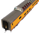 WalthersProto 920-18210 85' American Car & Foundry Dome Lounge - Union Pacific Standard with Decals (yellow, red, gray trucks), HO