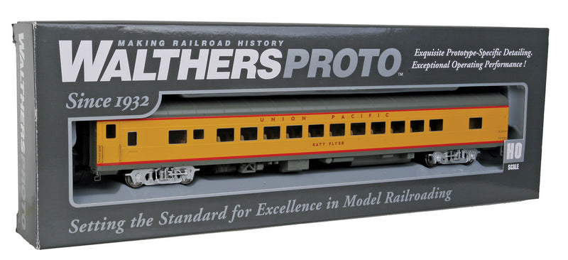 WalthersProto 920-18500 85' ACF 44-Seat Coach - Lighted - Union Pacific(R) Heritage Fleet -- Katy Flyer; Early w/printed name, number decals, HO