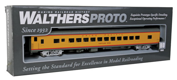 WalthersProto 920-18501 85' ACF 44-Seat Coach - Lighted - Union Pacific(R) Heritage Fleet -- Portland Rose; Early w/printed name, number decals, HO