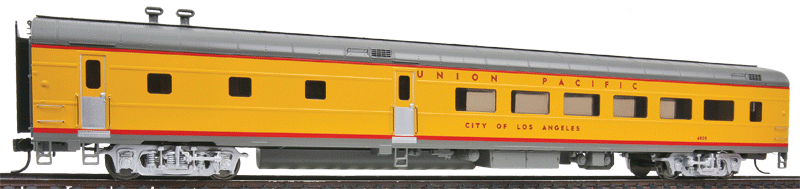 WalthersProto 920-18600 85' ACF 48-Seat Diner - Lighted - Union Pacific(R) Heritage Fleet -- City of Los Angeles; Early w/printed name, number decals, HO